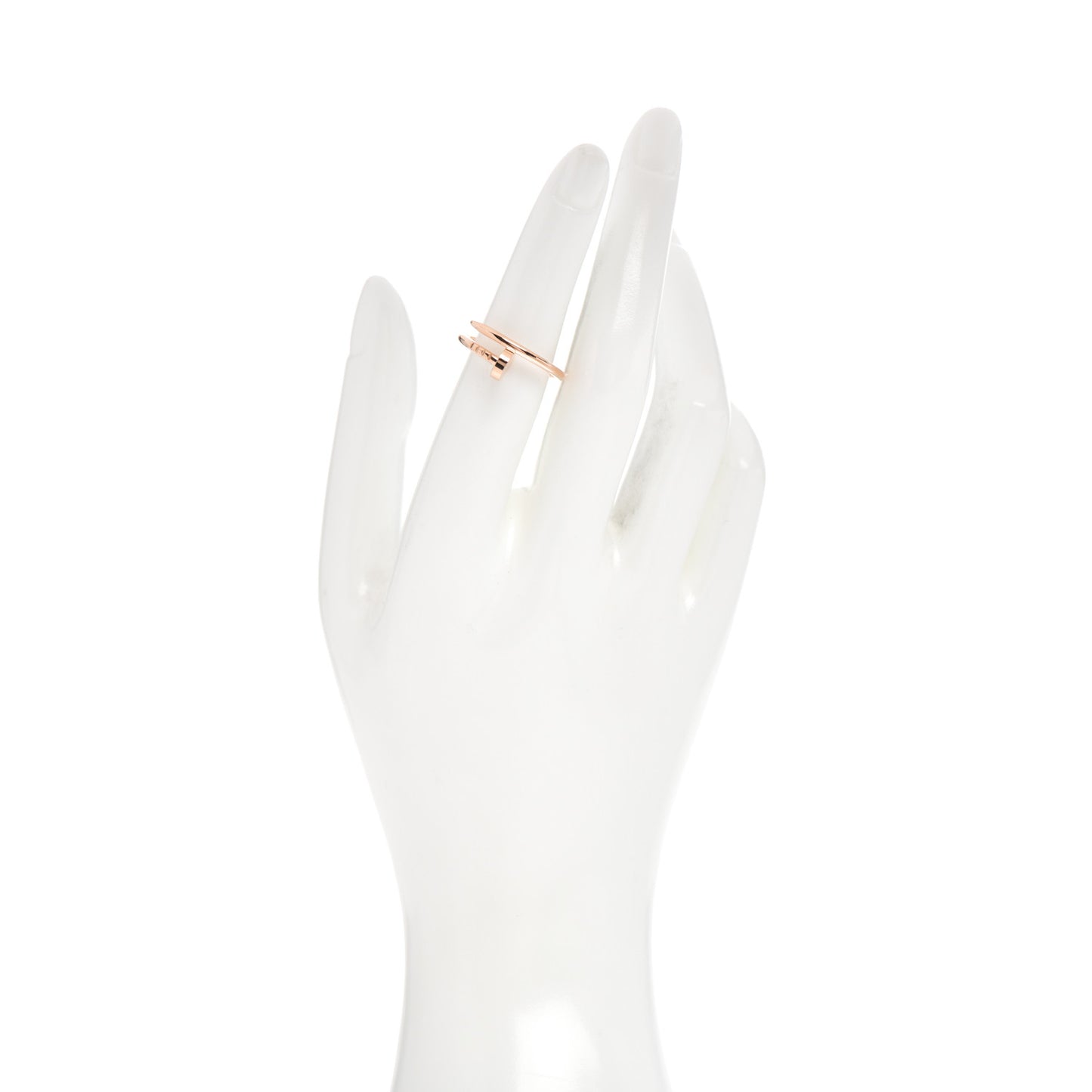 18K Pink Gold Small Juste Un Clou Ring 52 6