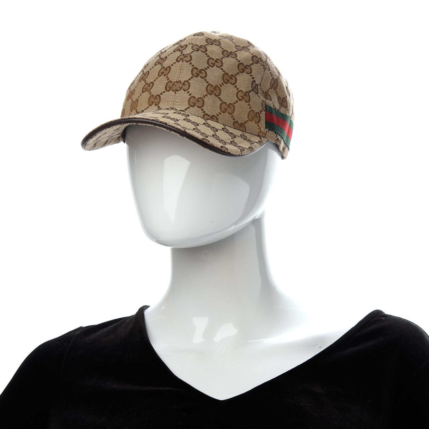 Gucci Monogram Web Baseball Hat M Beige Cocoa 2 of 6