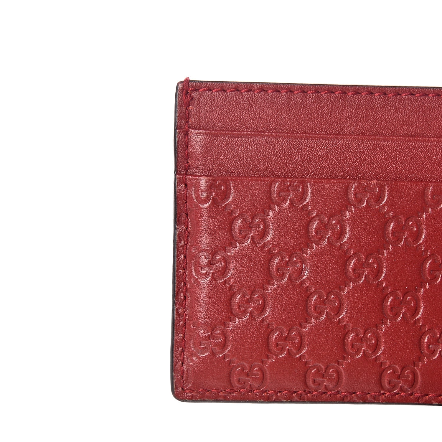 Gucci Microguccissima Card Holder Red 7 of 7