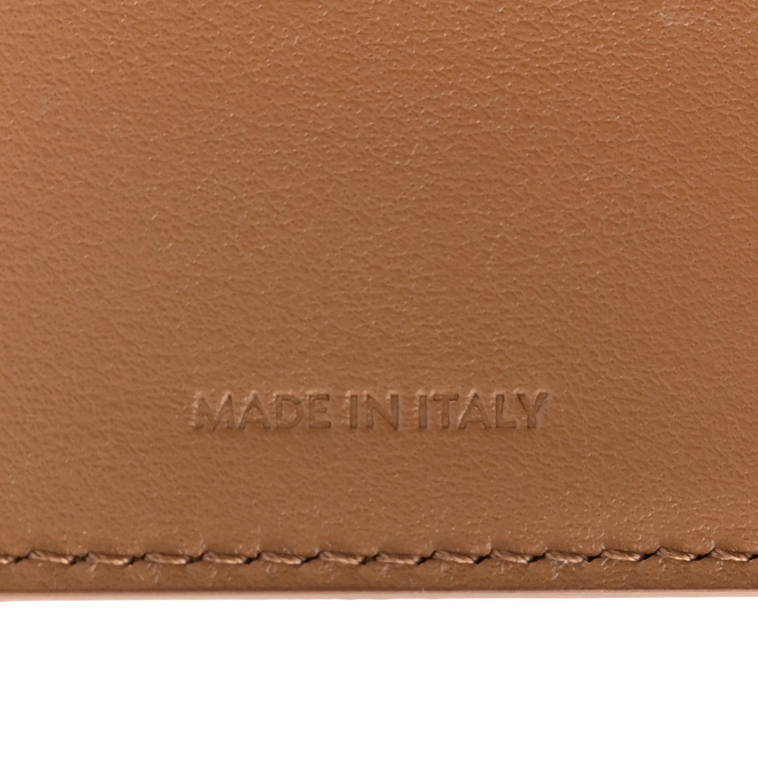 Celine Shiny Calfskin Small Triomphe Wallet Bronze 8 of 10