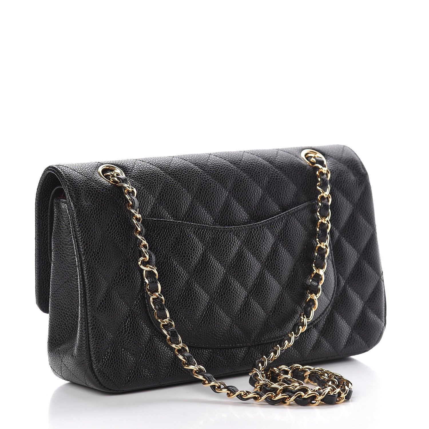 Chanel Caviar Quilted Medium Double Flap Black 3 of 11