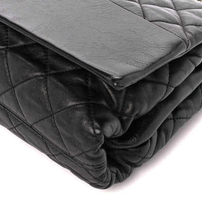 Chanel Calfskin Quilted Jumbo Soft Elegance Flap Black 11 of 11