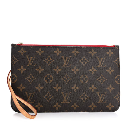 Louis Vuitton Monogram Neverfull MM GM Pochette Cherry 1 of 11