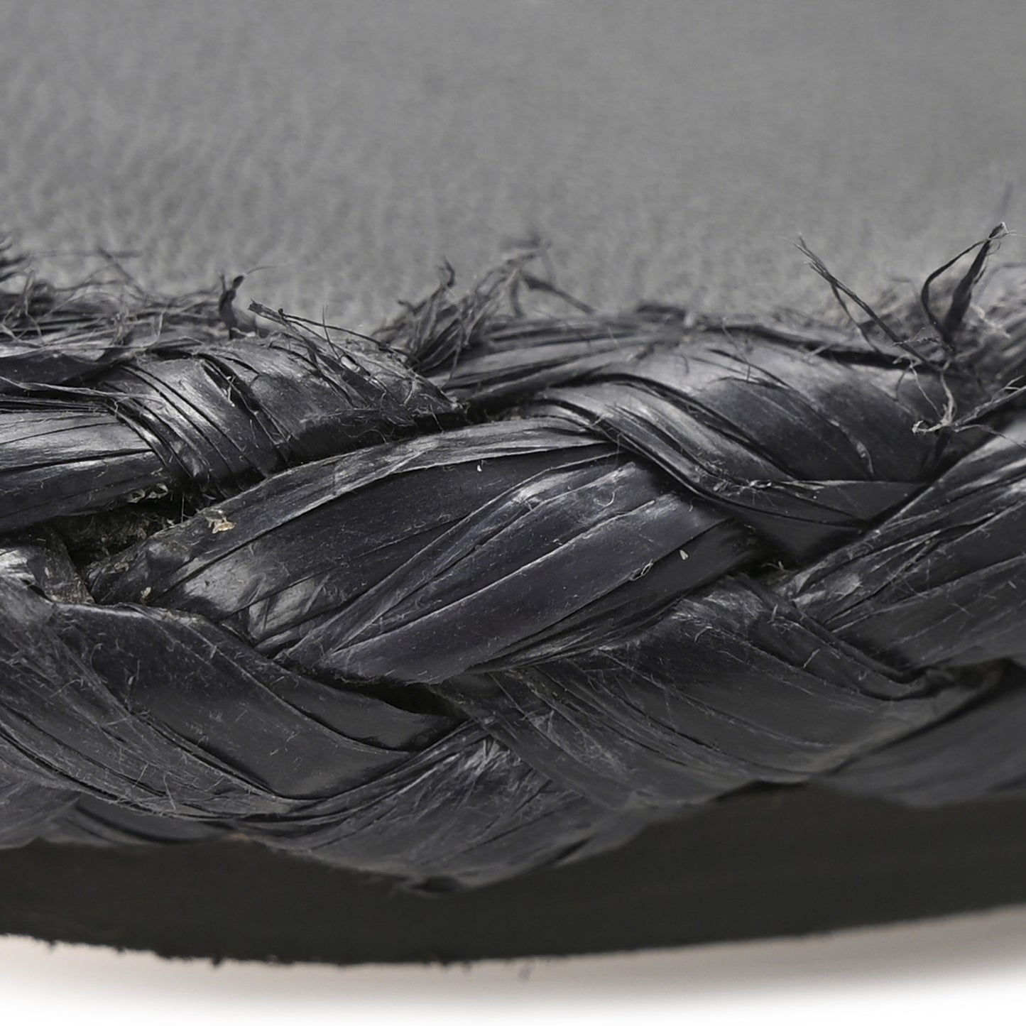 Raffia Embroidered Dway Mules Slide Sandals 37 Black