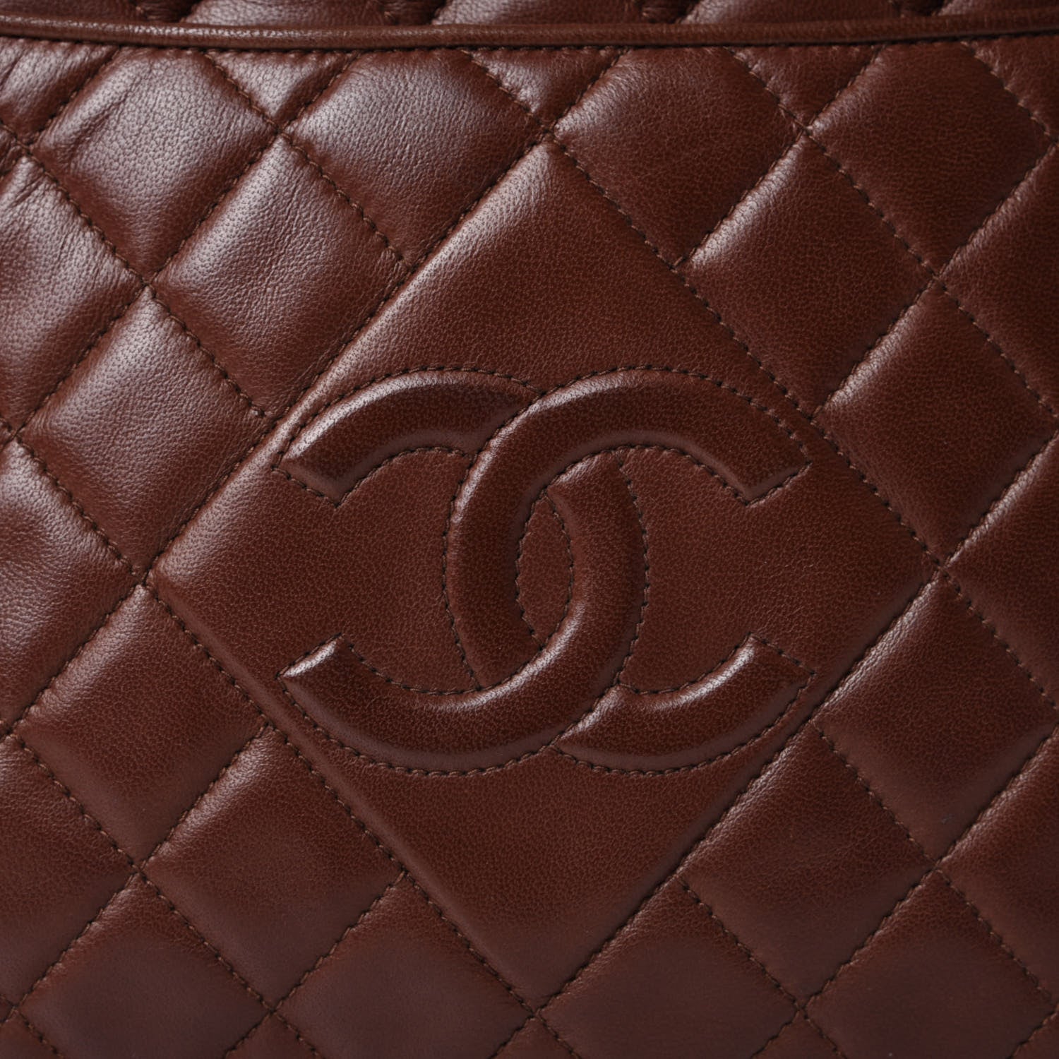 Chanel Lambskin Tassel Camera Case Brown 10 of 10