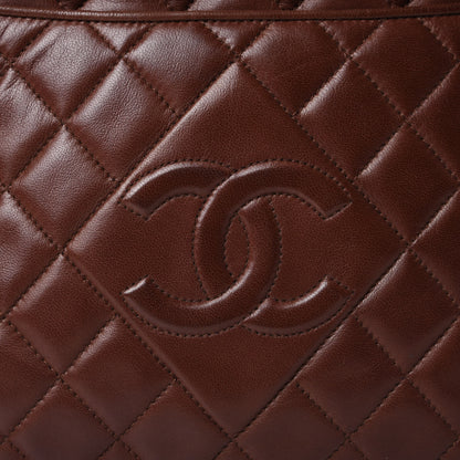 Chanel Lambskin Tassel Camera Case Brown 10 of 10