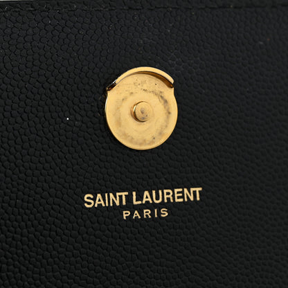 Saint Laurent Grain De Poudre Small Monogram Kate Satchel Black 7 of 18