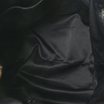 Chanel Glazed Calfskin On The Road Drawstring Tote Black 5 of 10