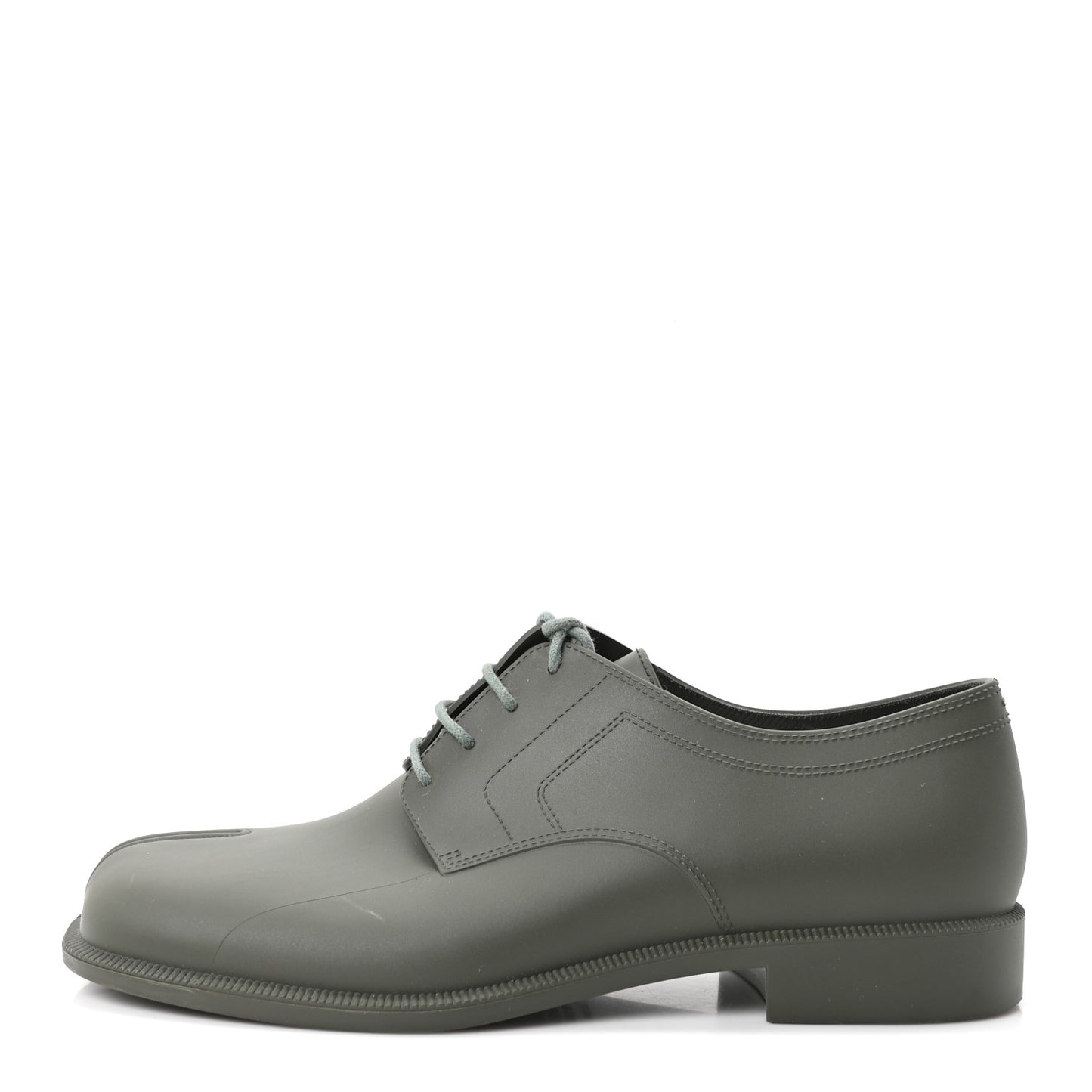 PVC Tabi Lace-Ups Derby 41 Green