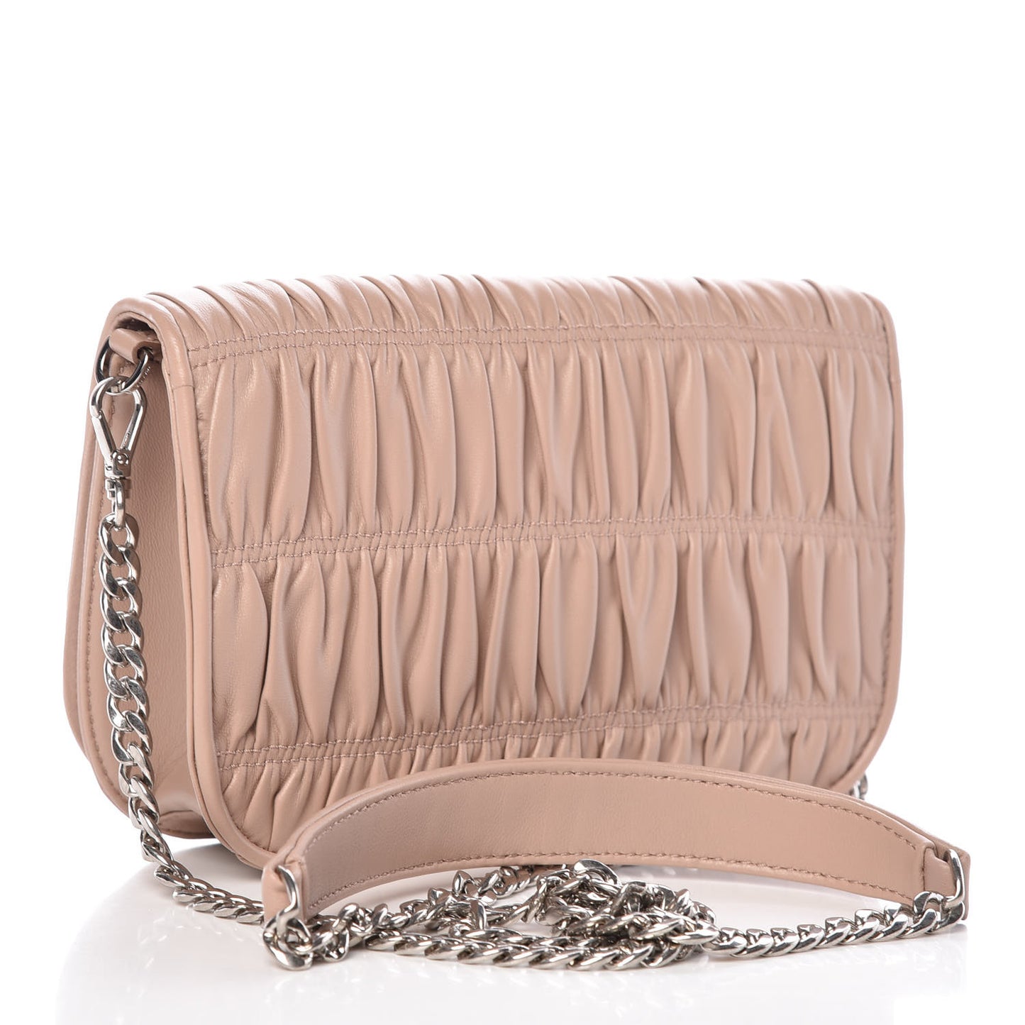 Nappa Gaufre Flap Cipria
