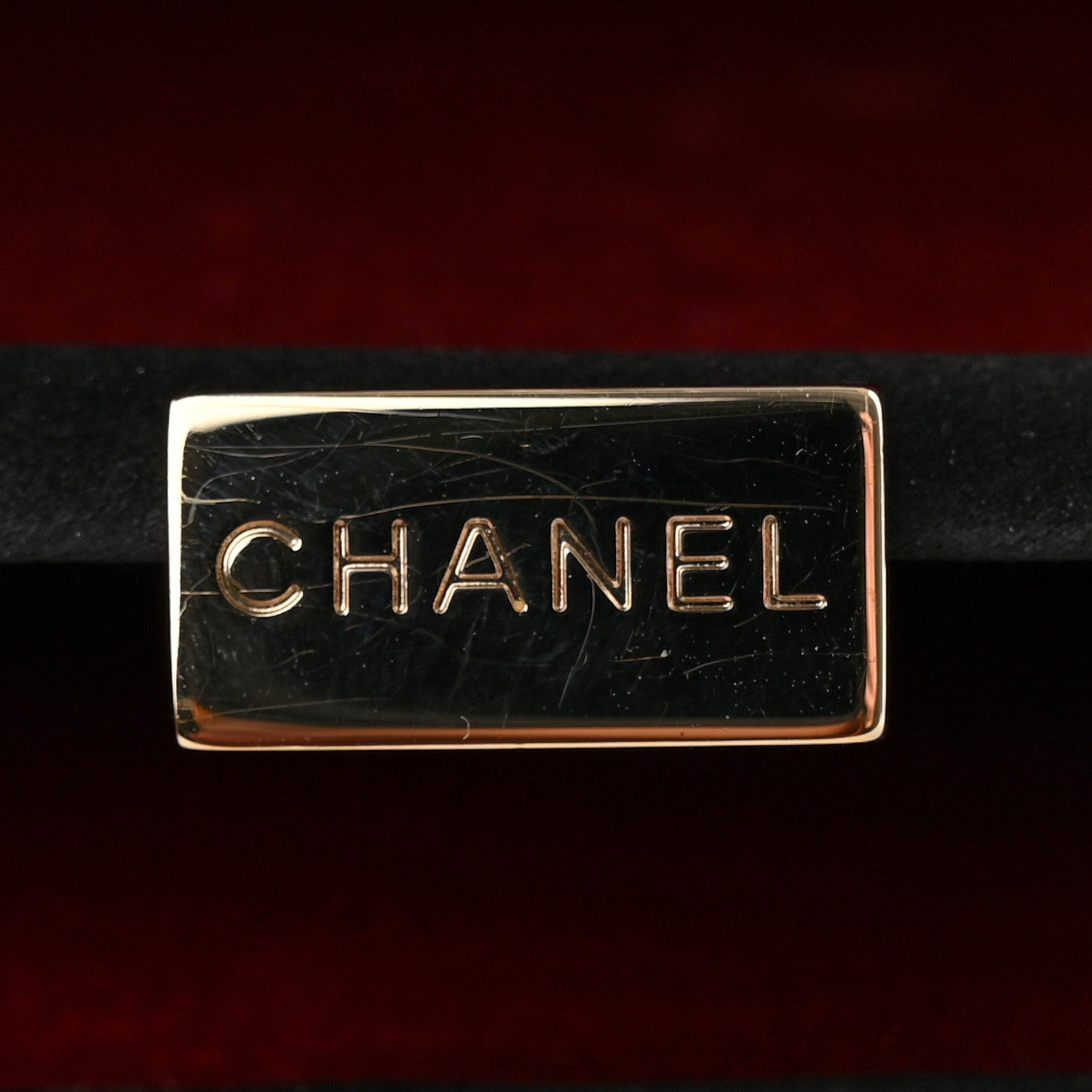 Chanel Satin Bow Clutch Black 7 of 9