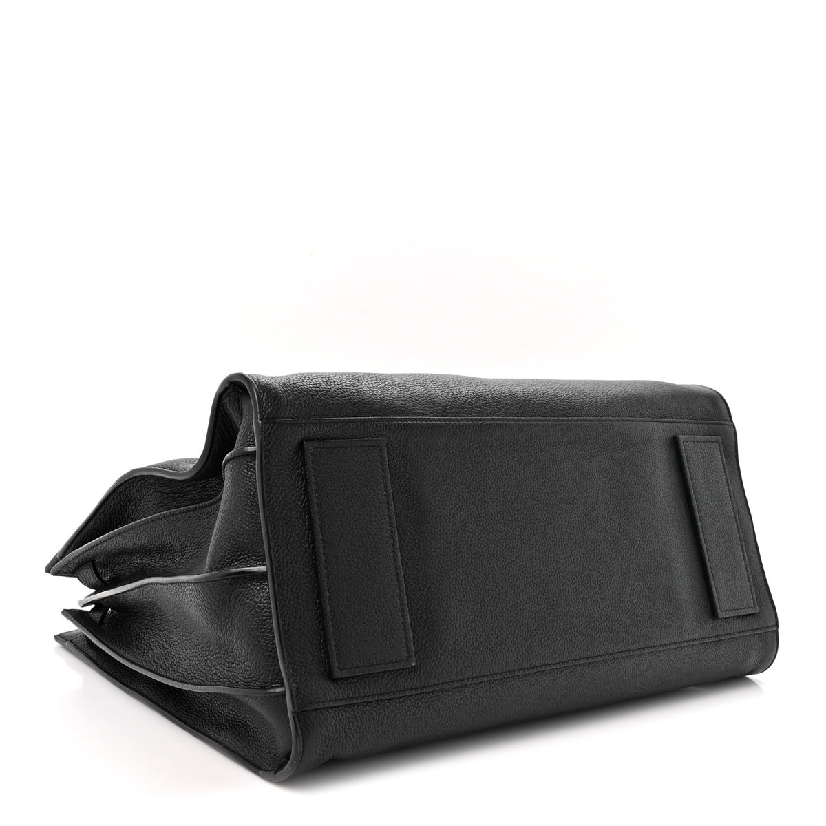 Grained Calfskin Large Souple Sac De Jour Black