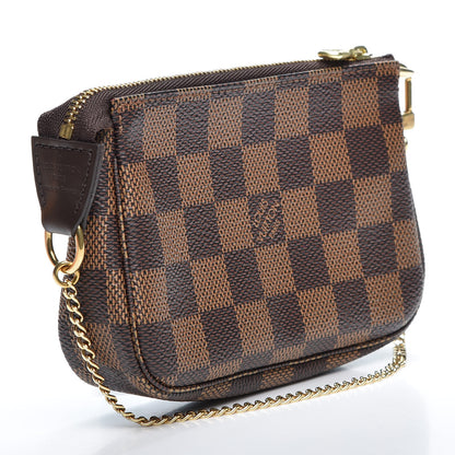 Louis Vuitton Damier Ebene Mini Pochette Accessories 2 of 7