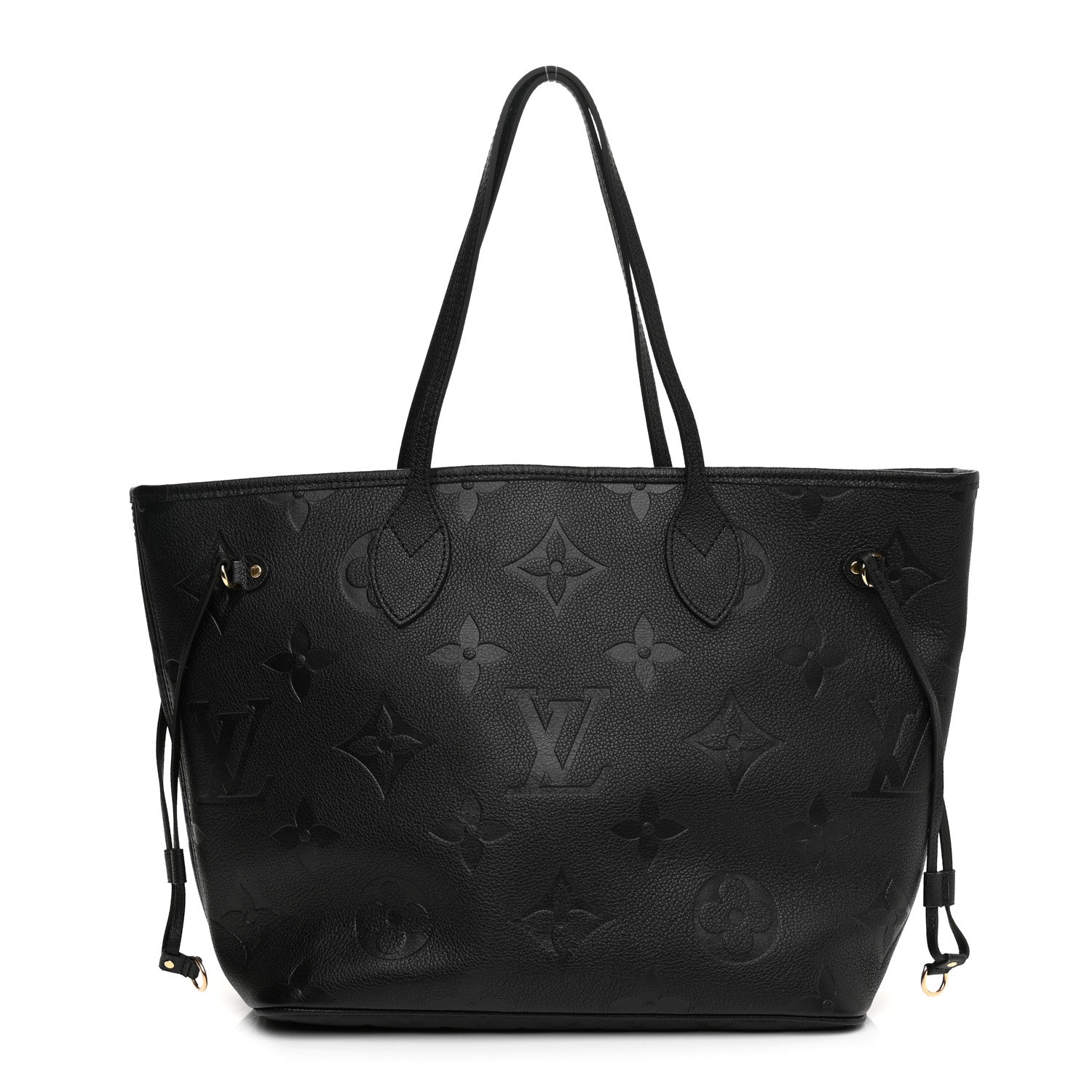 Louis Vuitton Empreinte Monogram Giant Neverfull MM Black 1 of 17