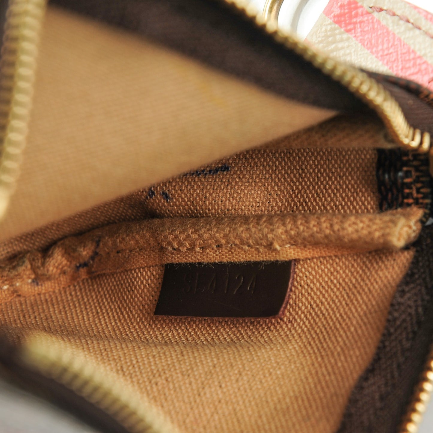 Damier Ebene 2014 Christmas Animation Mini Pochette Accessories