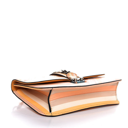 Valentino Garavani Vitello Native Couture 1975 Medium Glam Lock Rockstud Flap Mandarin Sorbet 5 of 8