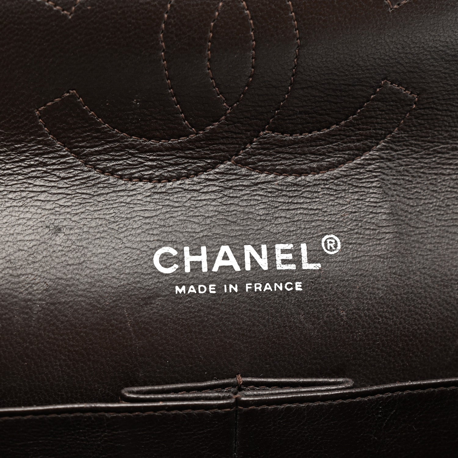Chanel Caviar Quilted Medium Double Flap Brown 11 of 33