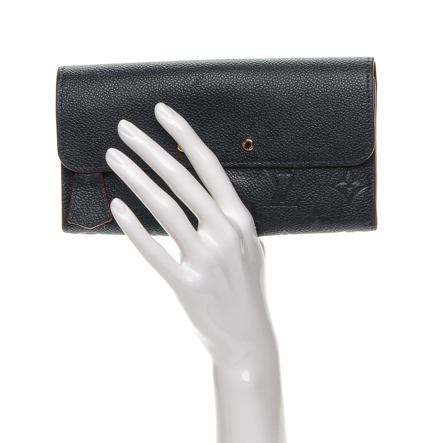 Empreinte Pont-Neuf Wallet Marine Rouge