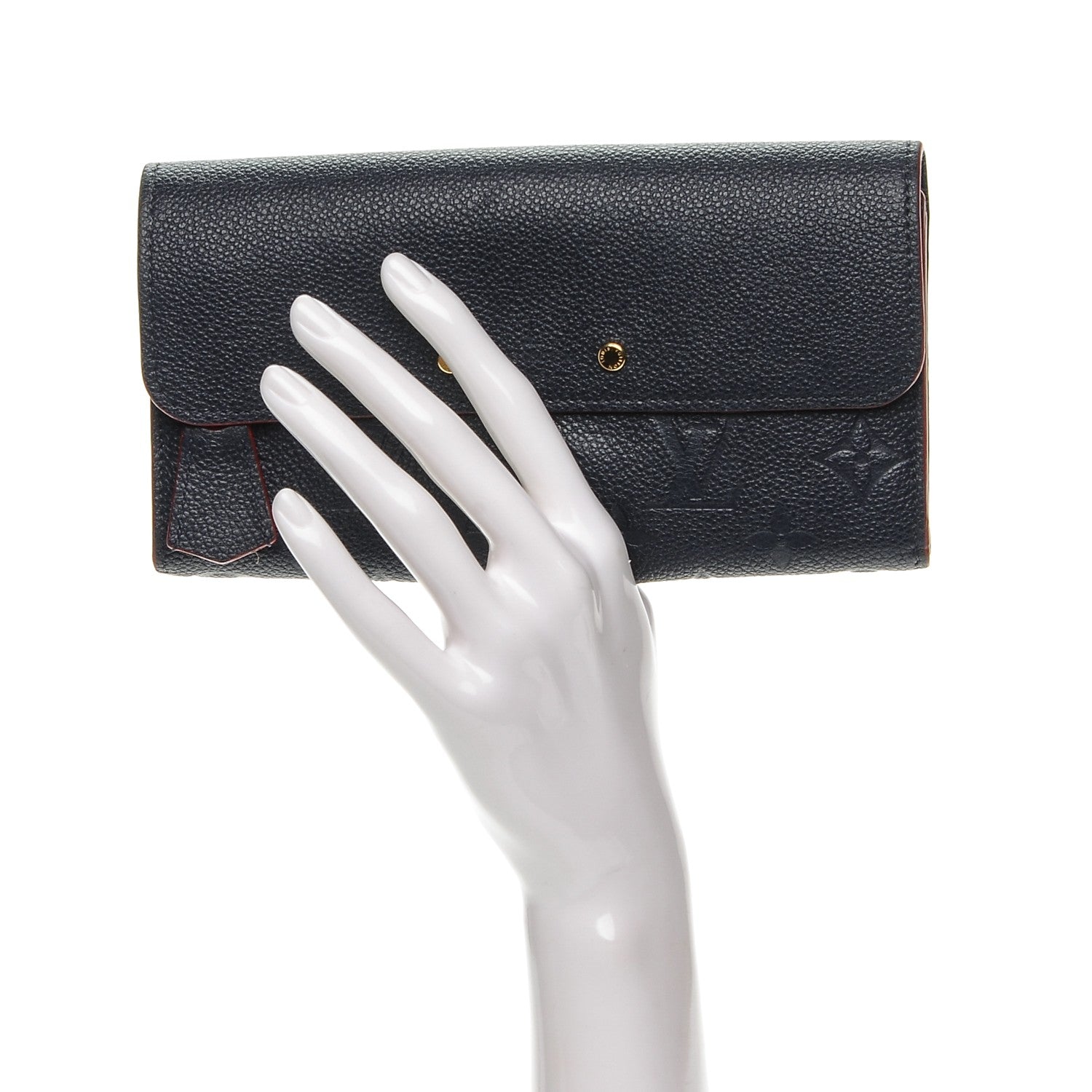 Louis Vuitton Empreinte Pont-Neuf Wallet Marine Rouge 2 of 7