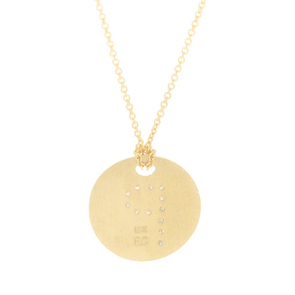 Roberto Coin 18K Yellow Gold Diamond Tiny Treasures Initial P Pendant Necklace 4 of 5