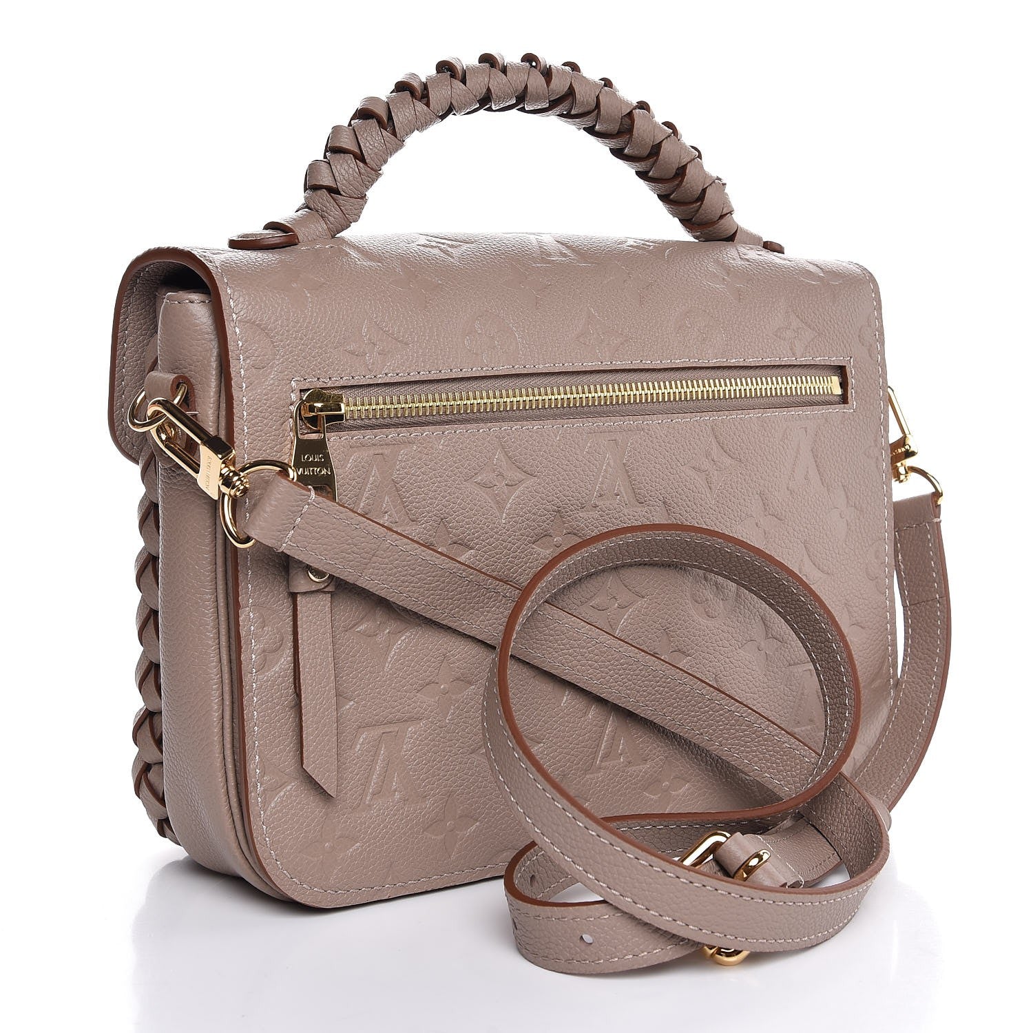 Louis Vuitton Empreinte Braided Pochette Metis Vison 2 of 9