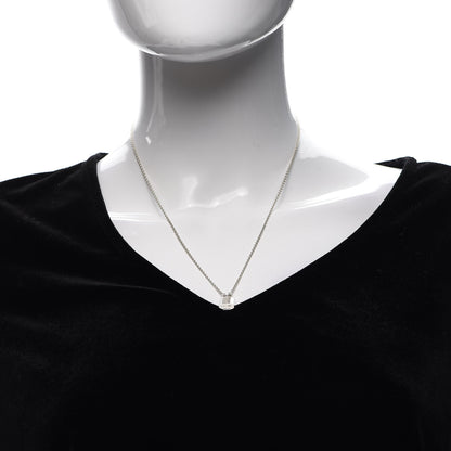 Louis Vuitton Sterling Silver Lockit Necklace 2 of 5