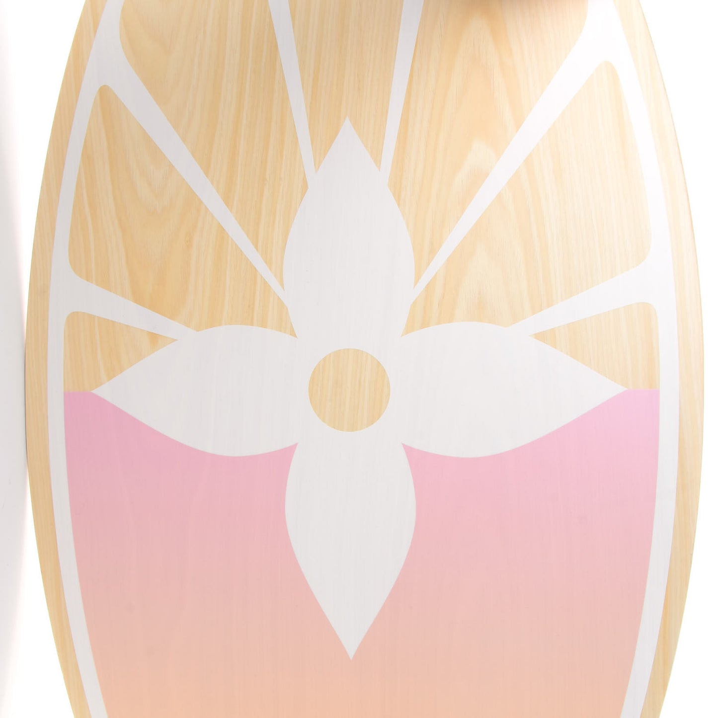Wood Monogram By The Pool Skimboard Multicolor