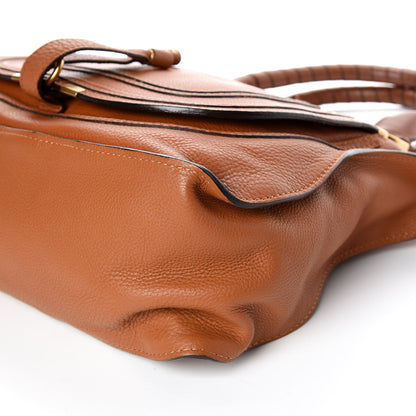 Chloe Calfskin Medium Marcie Satchel Tan 6 of 11