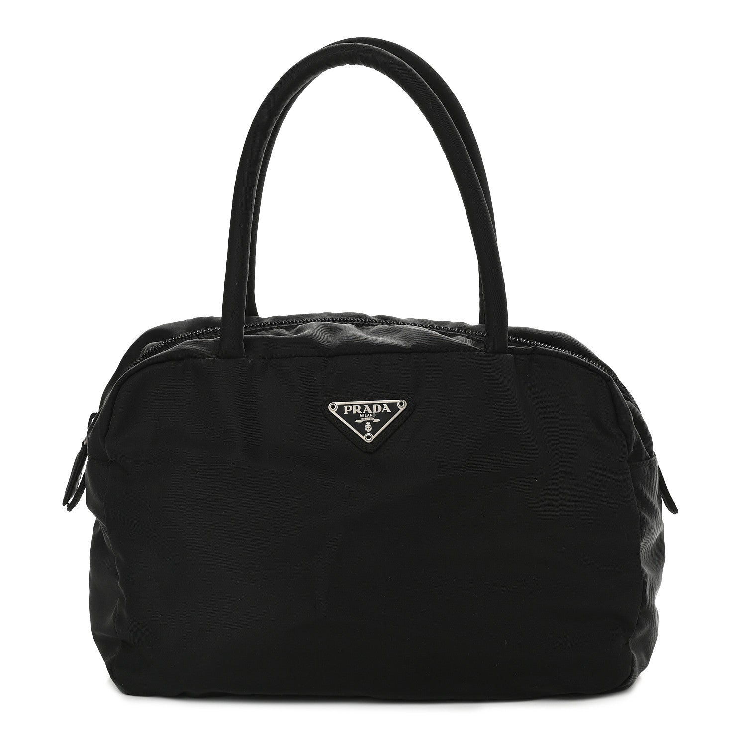 Prada Tessuto Nylon Shoulder Bag Black 1 of 8