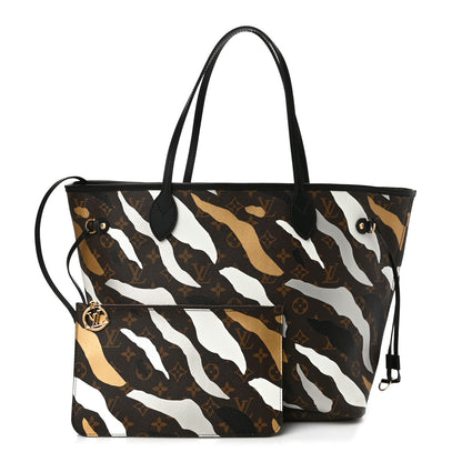 Louis Vuitton X LOL Monogram Neverfull MM Gold Silver 1 of 10