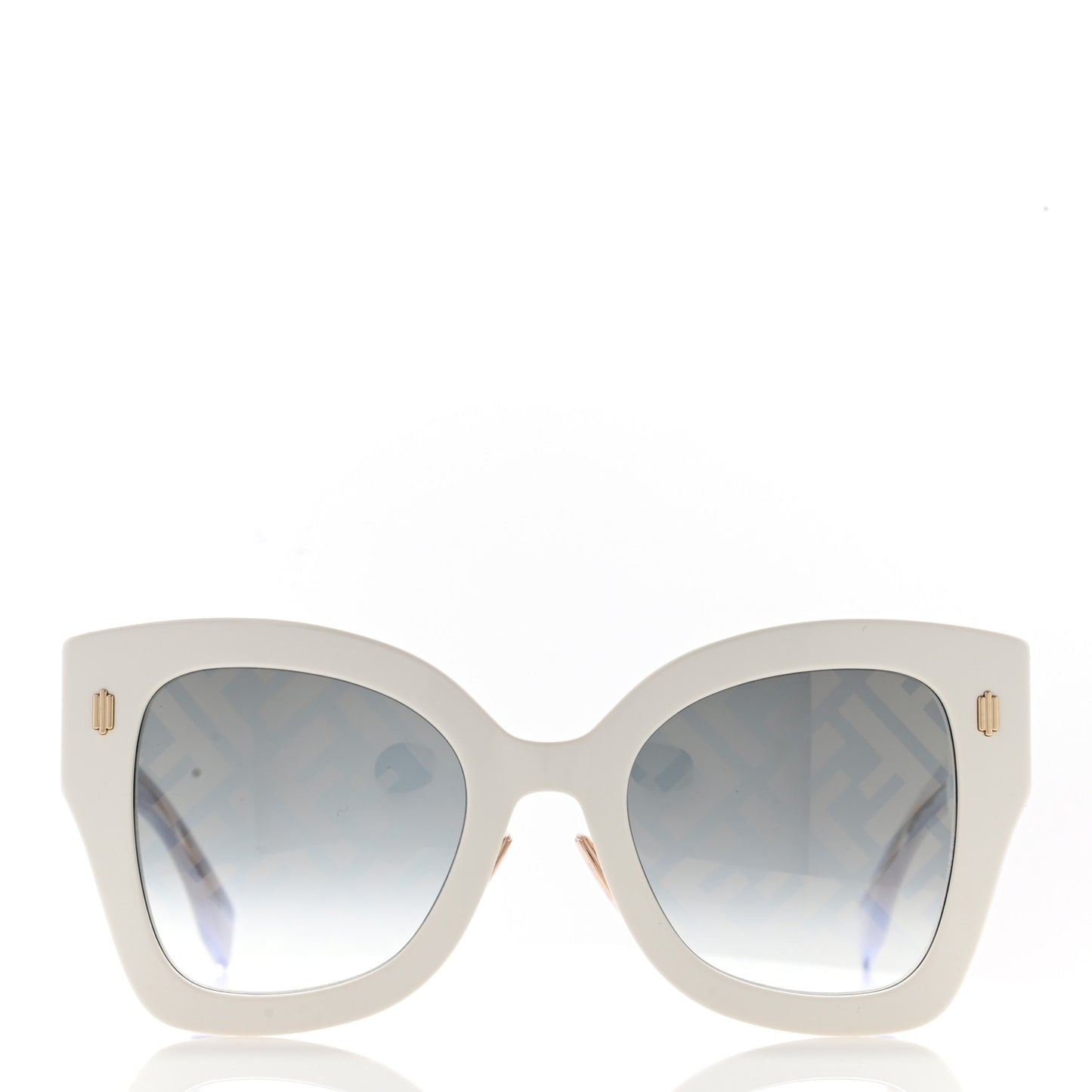 Acetate FF Sunglasses FF 0434/G/S White Gold