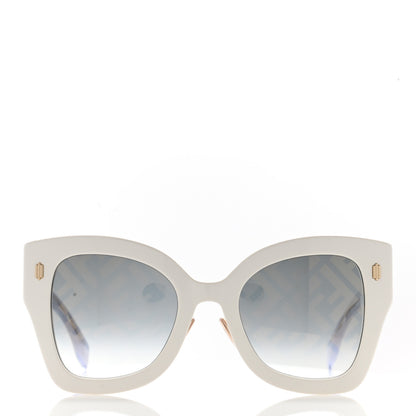 Fendi Acetate FF Sunglasses FF 0434/G/S White Gold 2 of 8
