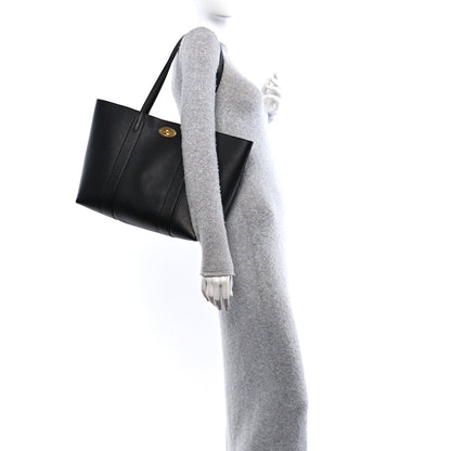 Mulberry Small Classic Grain Bayswater Tote Black 2 of 12