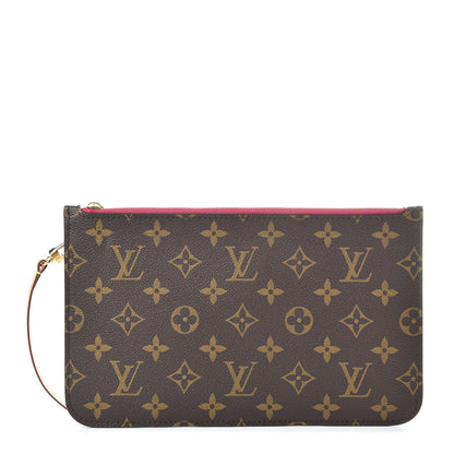 Louis Vuitton Monogram Neverfull MM GM Pochette Pivoine 1 of 8
