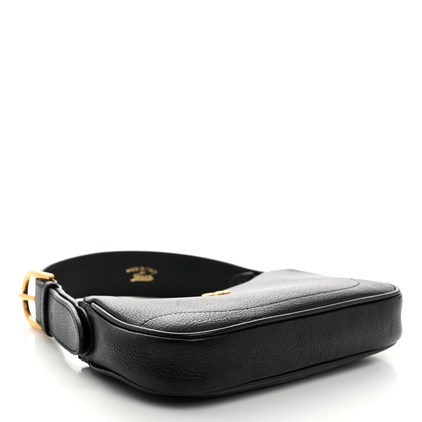 Goatskin Mini Aphrodite Shoulder Bag Black