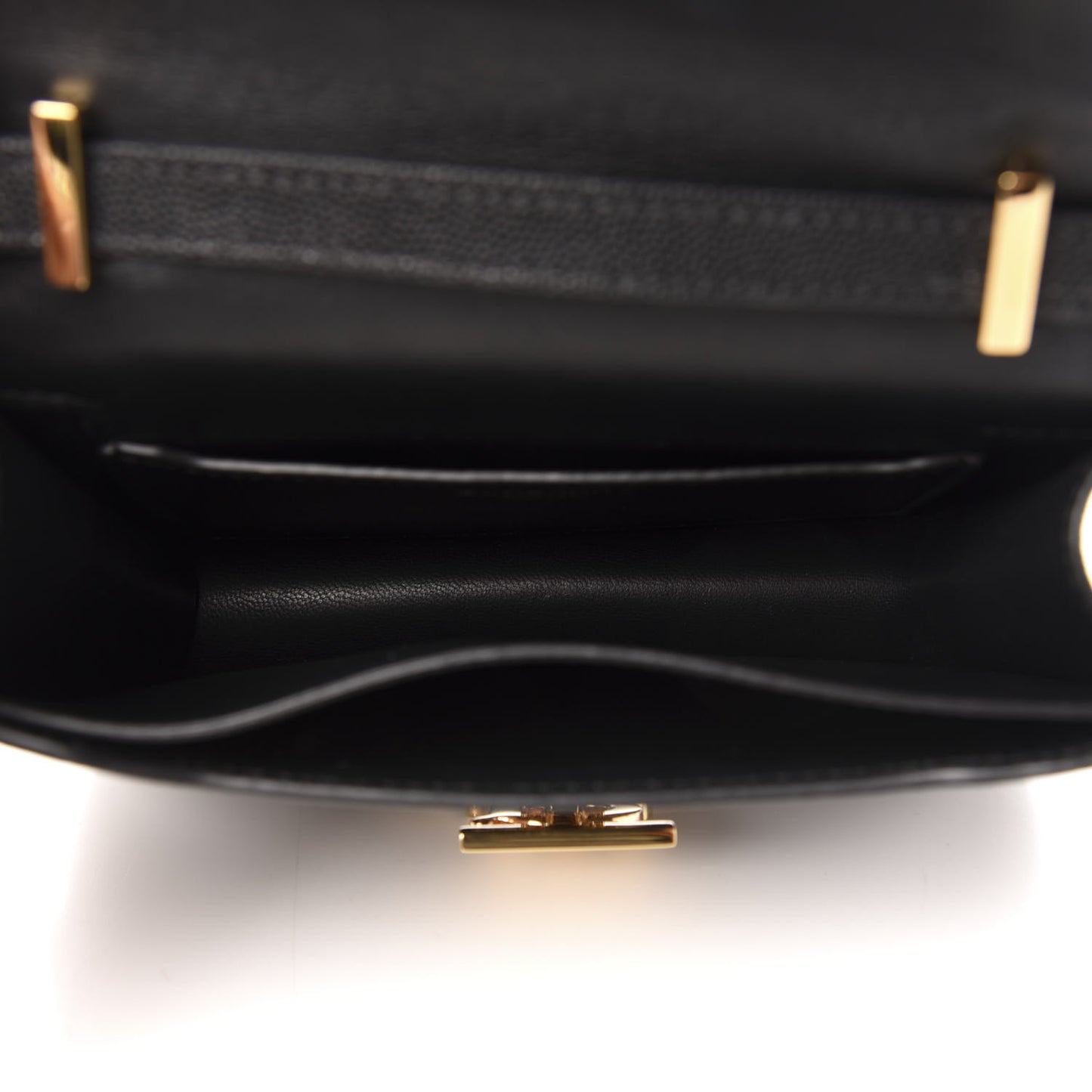 Grained Calfskin Mini TB Bag Black