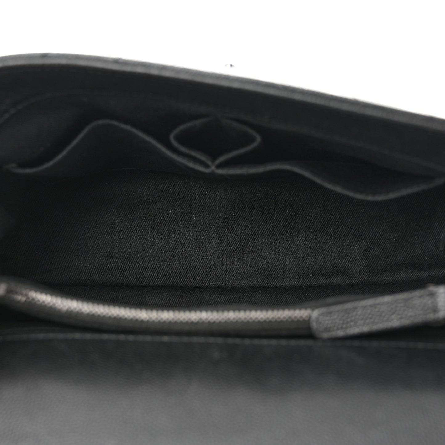 Caviar Chevron Quilted Small Coco Handle Flap So Black