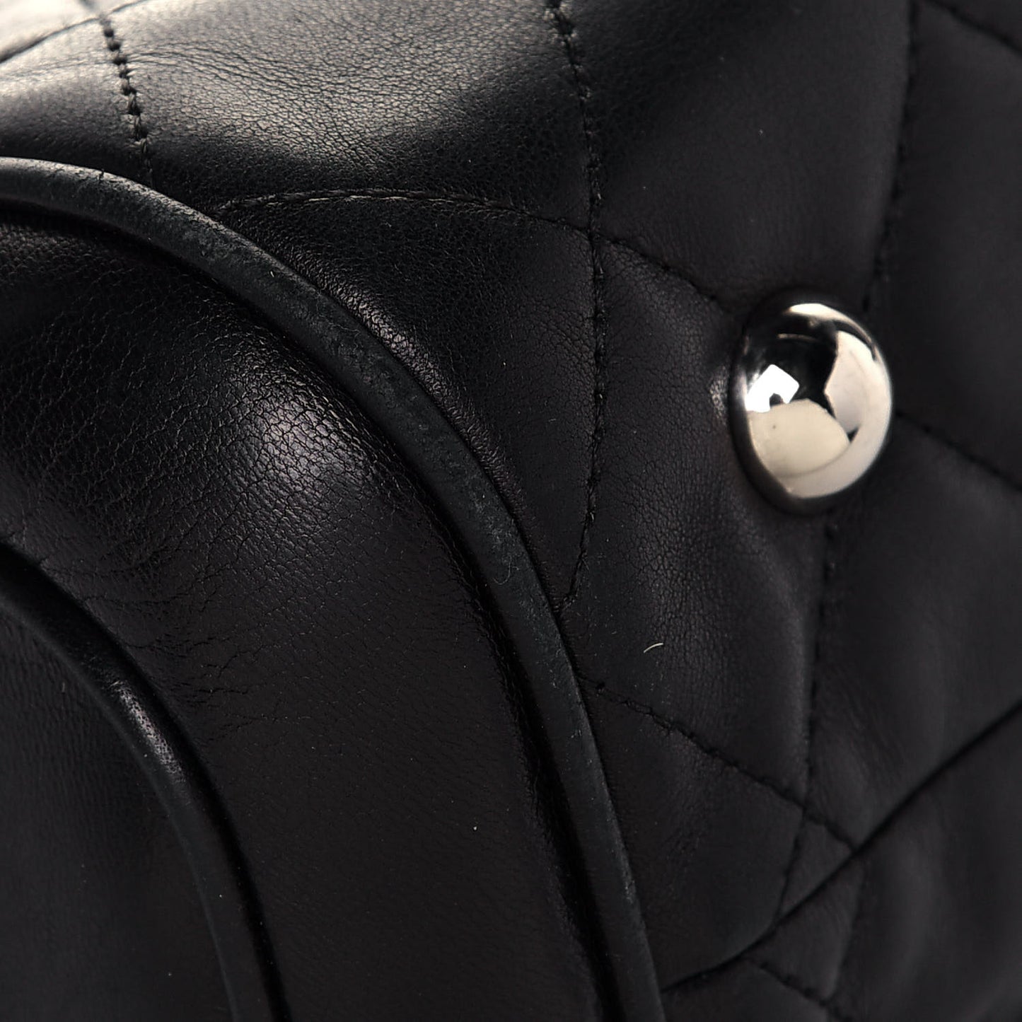 Lambskin Timeless Shopping Tote Black