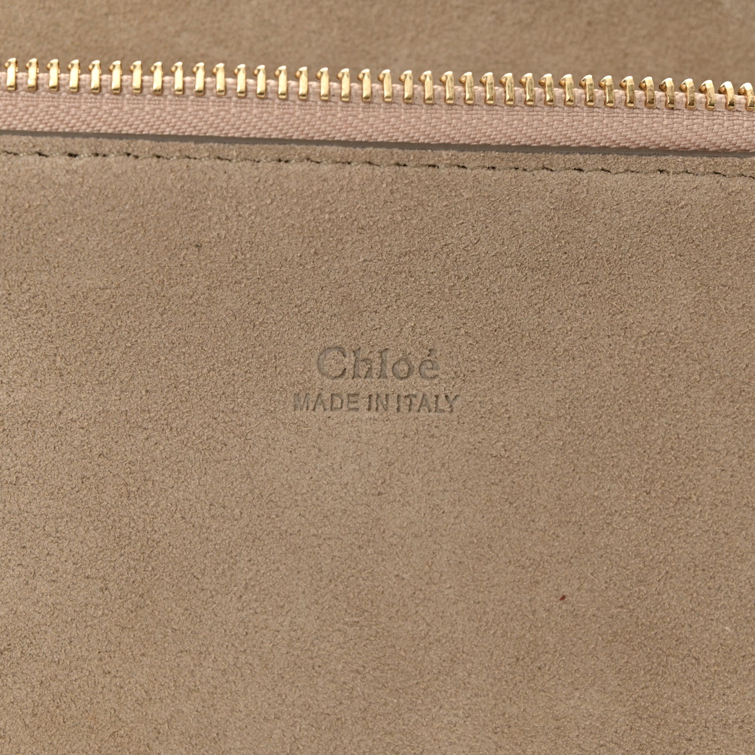 Chloe Calfskin Suede Medium Faye Shoulder Bag Plum Purple 6 of 12