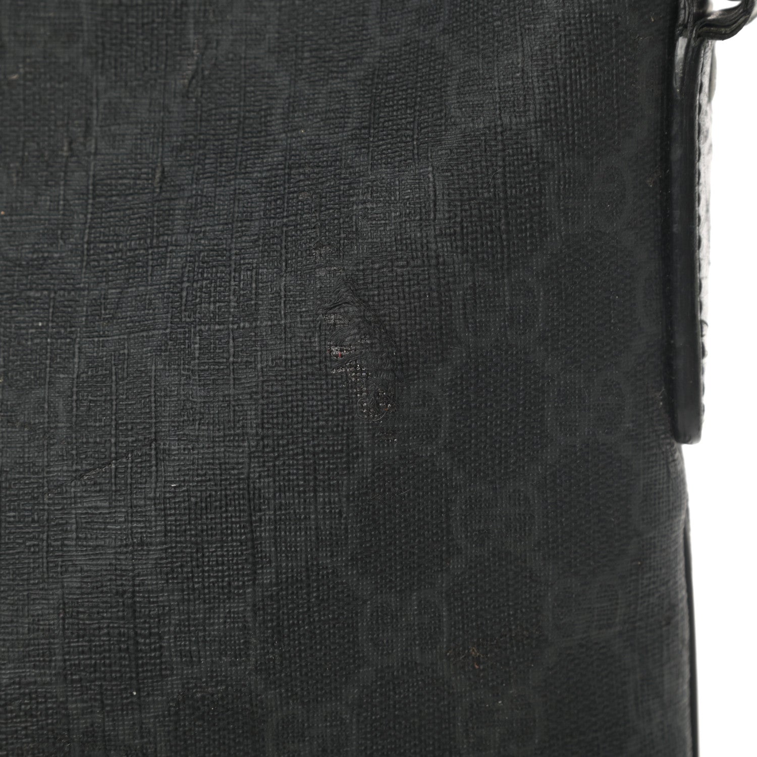 Gucci GG Supreme Monogram Crossbody Messenger Bag Black Grey 14 of 20