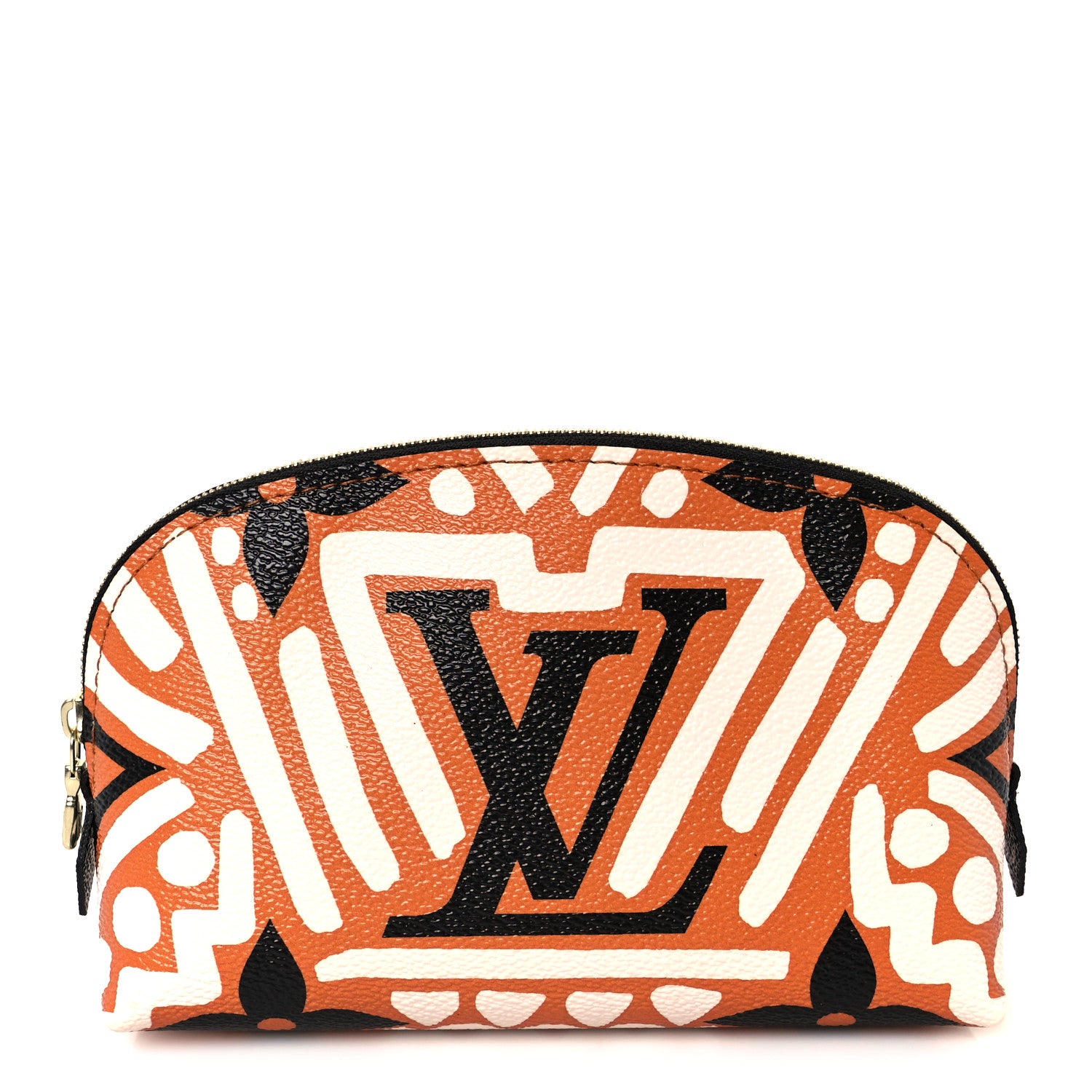 Louis Vuitton Monogram Giant Crafty Cosmetic Pouch Creme Caramel 1 of 7