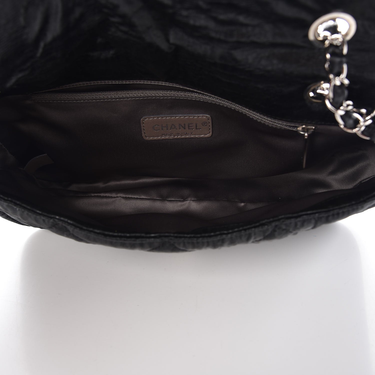Chanel Coated Canvas Quilted Le Marais Flap Black 5 of 8