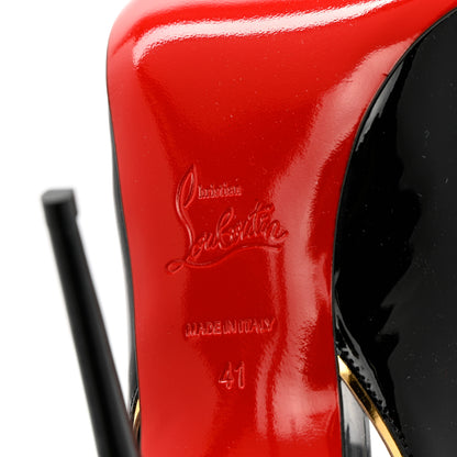 Christian Louboutin Patent PVC Specchio Cosmo 554 100 Pumps 41 Black 7 of 13