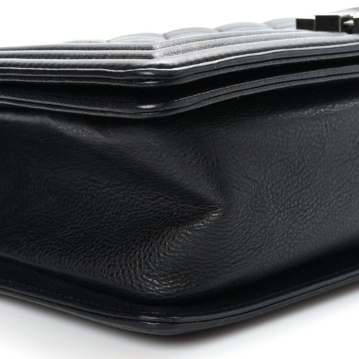 Chanel Calfskin Quilted Medium Boy Flap Black 8 of 9