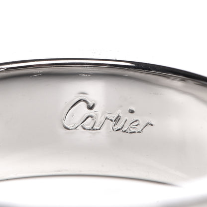 Cartier 18K White Gold 5.5mm LOVE Ring 52 6 5 of 6