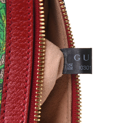 Gucci GG Supreme Monogram Flora Web Medium Ophidia Boston Red 8 of 12