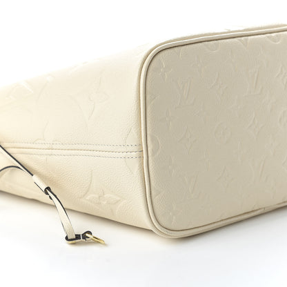 Louis Vuitton Empreinte Monogram Giant Neverfull MM Cream 6 of 10