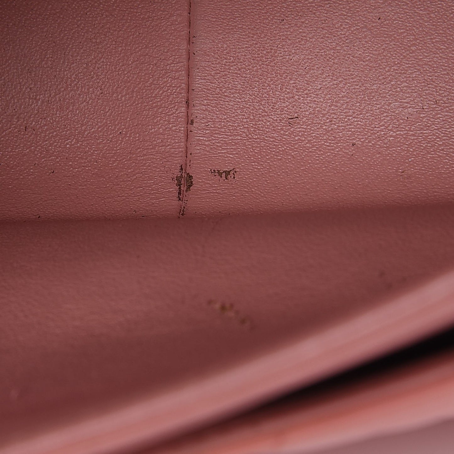 Patent Quilted Jumbo Double Flap Pink