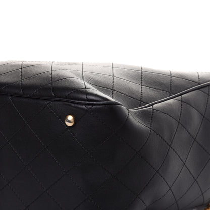 Chanel Calfskin Stitched Egyptian Amulet Drawstring Bag Black 14 of 17