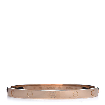 Cartier 18K Pink Gold LOVE Bracelet 19 1 of 5